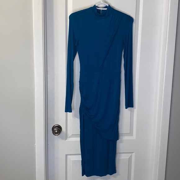 Marciano teal blue midi dress - Picture 1 of 7